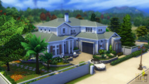 Large Suburban Sims 4 House