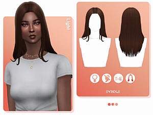 Light Sims 4 Hair