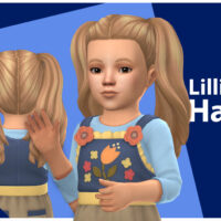 Lillian Hair for Toddler Sims 4