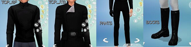 Sims 4 Luke Skywalker Outfit Maxis Recolours by soaplagoon at Mod The Sims