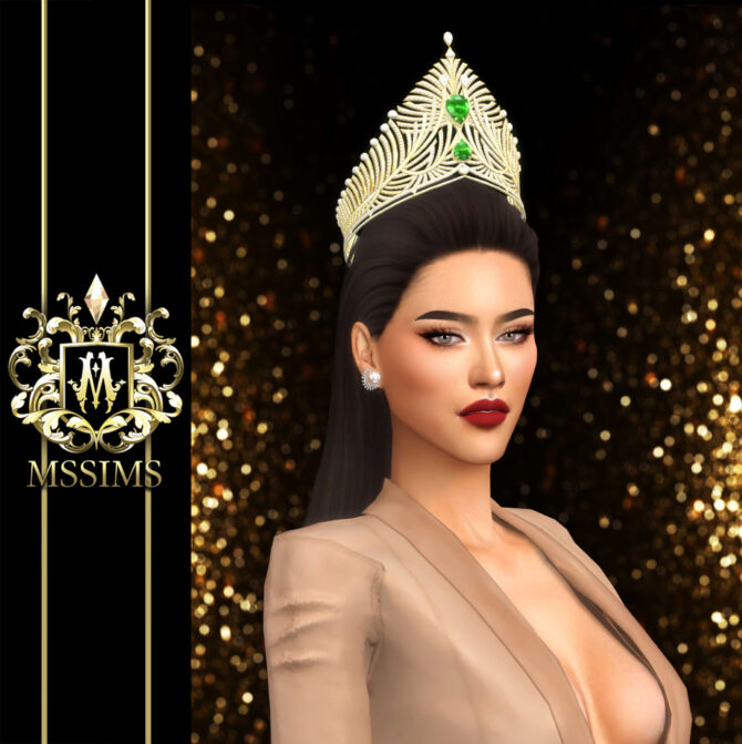 Sims 4 MARIMA MISS GRAND BANGKOK CROWN (P) at MSSIMS