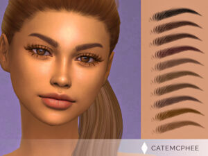 Molly Brows for Sims 4 by catemcphee