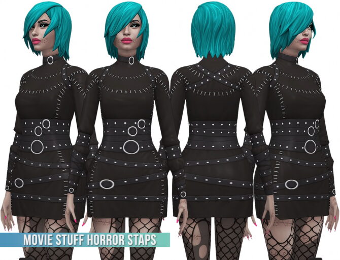 Sims 4 Movie Stuff Straps Dress at Busted Pixels