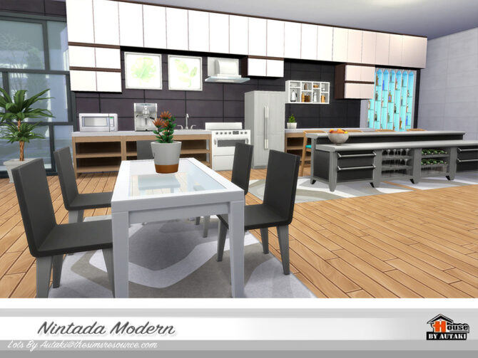 Sims 4 Nintada Modern Home by autaki at TSR