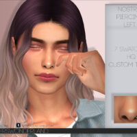 Nostril Piercing LEFT Sims 4 CC