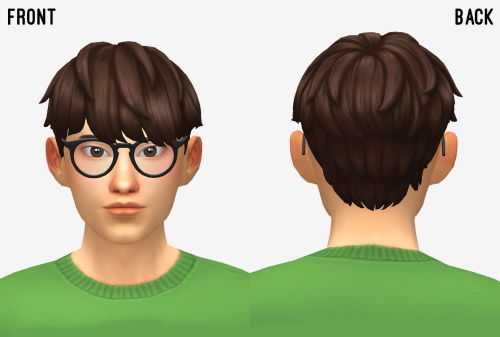 Sims 4 Oras male hair at Marso Sims