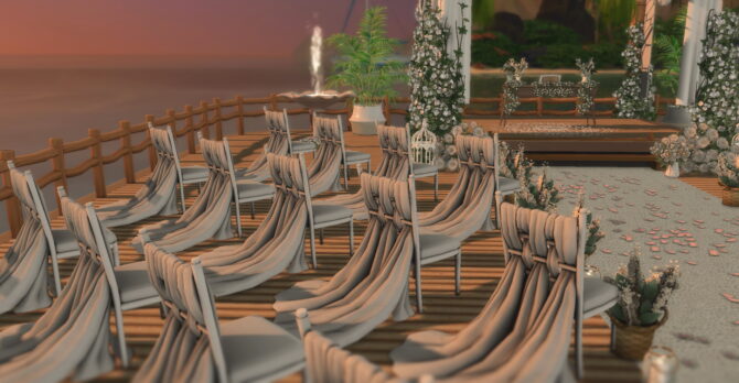 Sims 4 Pier Wedding Beach at Lily Sims