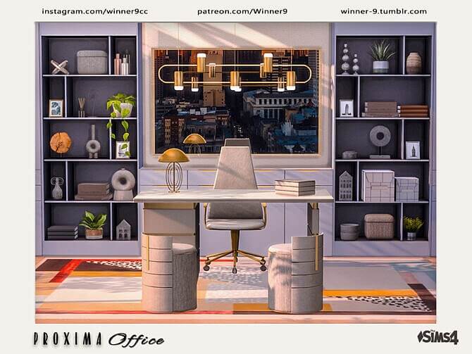 Sims 4 Proxima Office by Winner9 at TSR