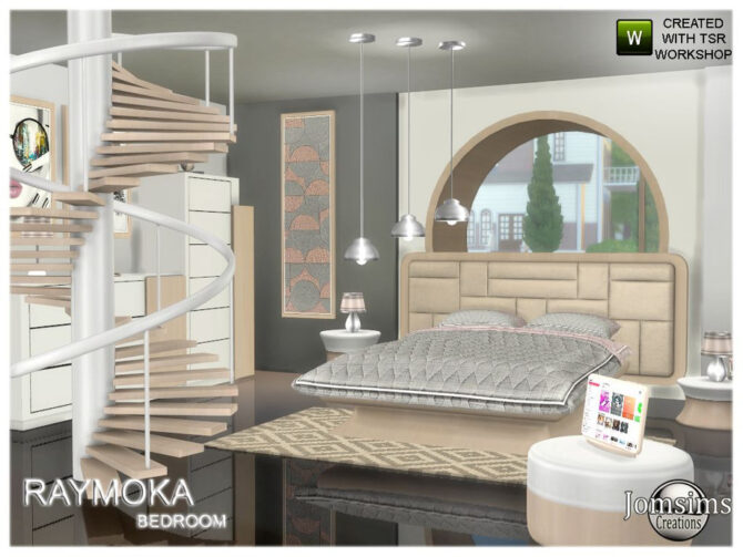 Sims 4 Raymoka bedroom part 2 by jomsims at TSR