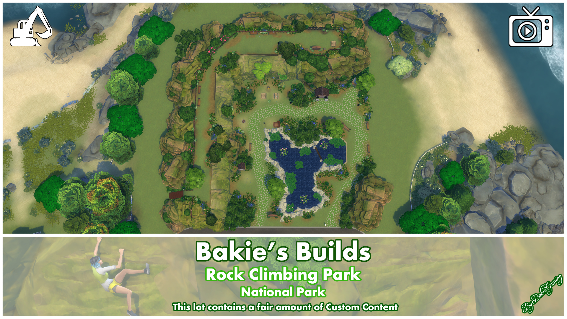 Rock Climbing National Park by Bakie at Mod The Sims » Sims 4 Updates
