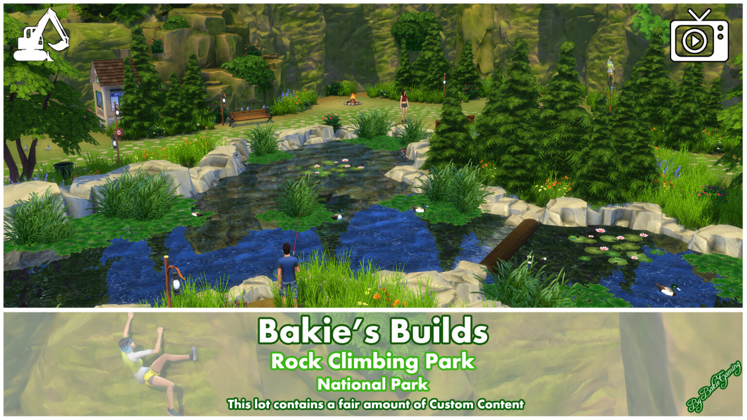 Rock Climbing National Park by Bakie at Mod The Sims » Sims 4 Updates