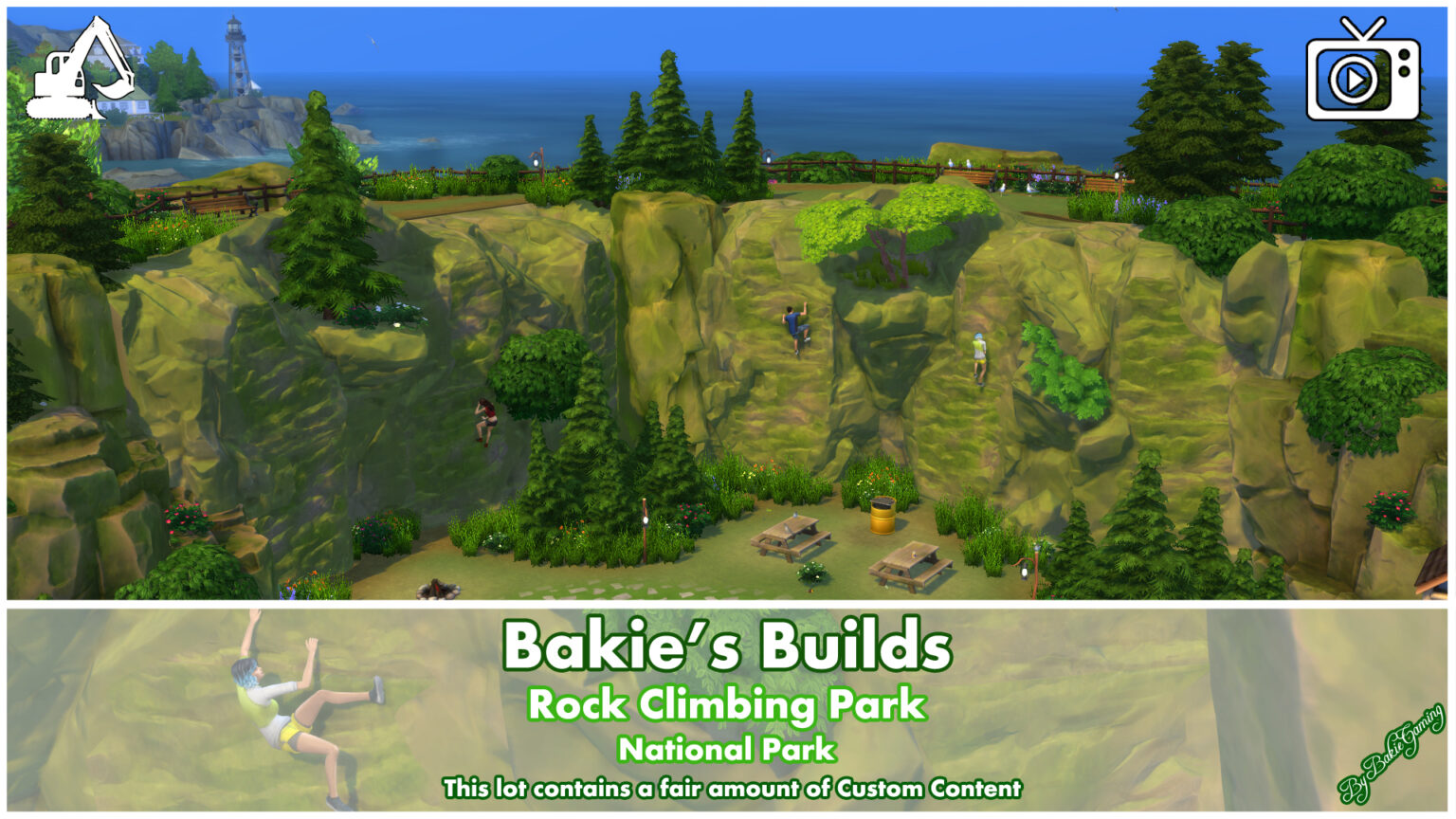 Rock Climbing National Park by Bakie at Mod The Sims » Sims 4 Updates
