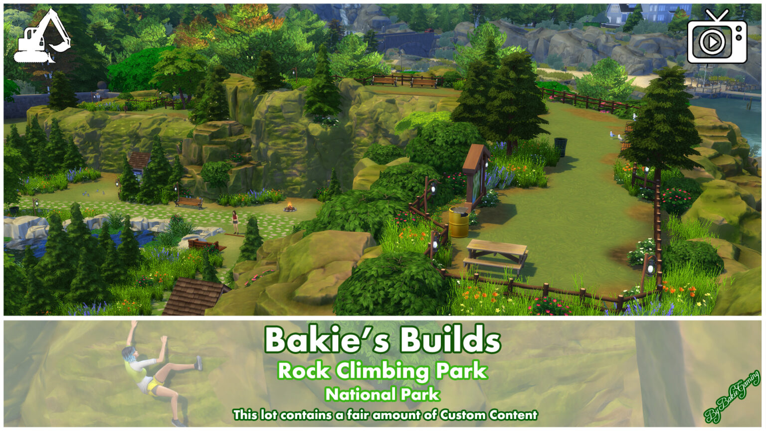 Rock Climbing National Park by Bakie at Mod The Sims » Sims 4 Updates