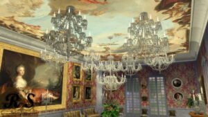 Royal Crystal Sims 4 Chandelier Set