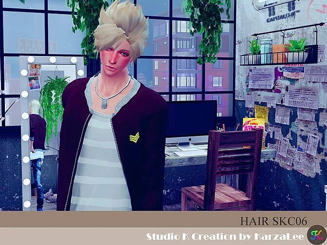 Sims 4 Hair SKC06 JUN at Studio K Creation