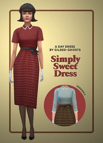 Simply Sweet Sims 4 Dress