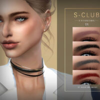 Sims 4 Eyebrows 202101 by S Club WM