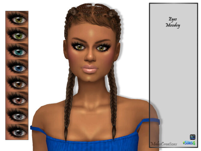 Sims 4 Eyes Moodvy by MahoCreations at TSR