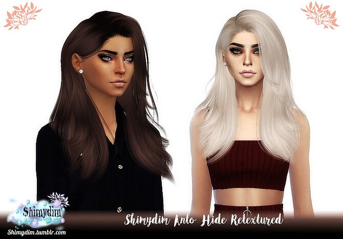 Sims 4 4 Hair Retextures from Anto by Shimydim Sims