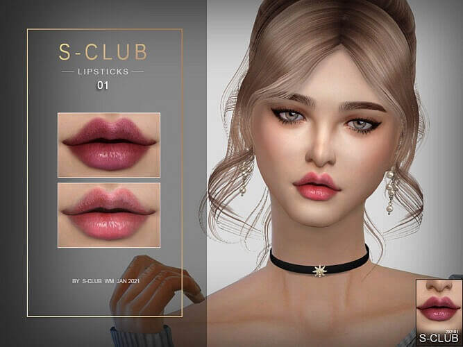 Sims 4 Lipstick 202101 By S Club Wm