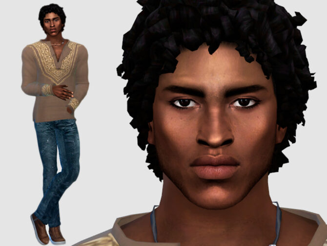 Sims 4 Akin Okocha by DarkWave14 at TSR