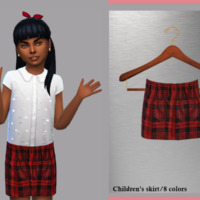 Sims 4 Skirt for child Larisa by LYLLYAN