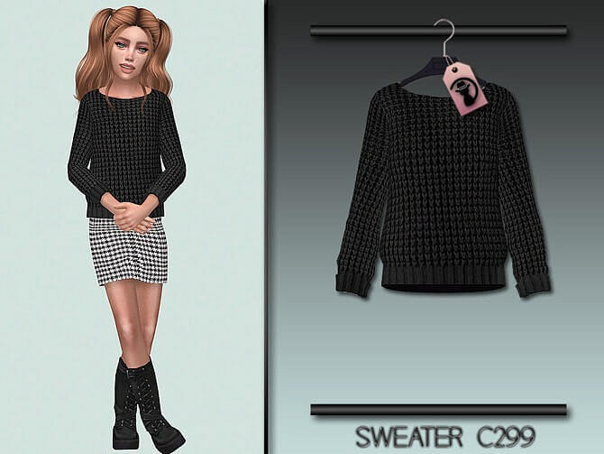 Sims 4 Sweater C299 by turksimmer at TSR