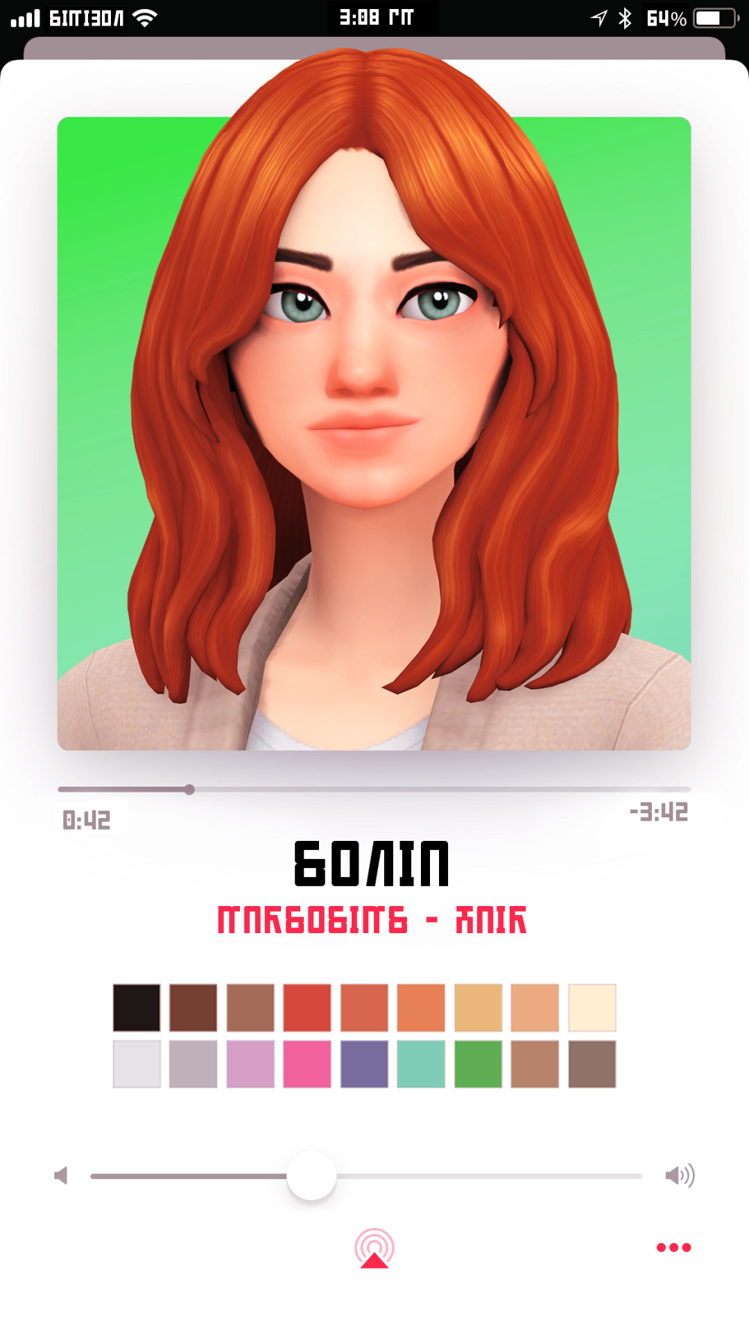 Sonia hair at Marso Sims » Sims 4 Updates
