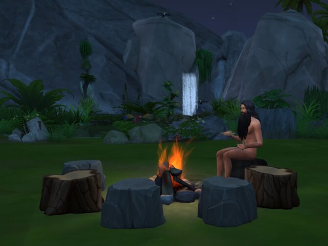 Sims 4 Stoneage Third Camp at KyriaT’s Sims 4 World
