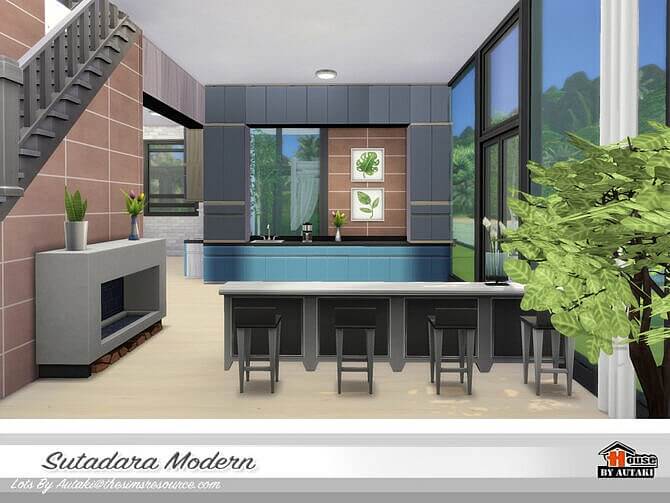 Sims 4 Sutadara Modern Villa by autaki at TSR