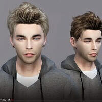 To0124 Sims 4 Hair For Males By Wingssims