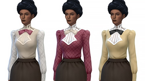 Sims 4 A Late 1890s Mix & Match Set at Gilded Ghosts