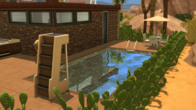Sims 4 The Fleetwood Mid Century Modern Home at Mod The Sims