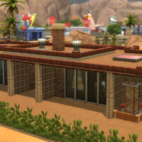 The Fleetwood Mid Century Modern Home Sims 4