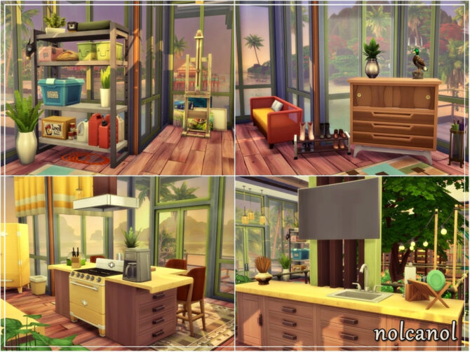 Sims 4 The Ocean House by nolcanol at TSR