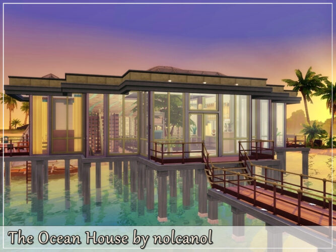 The Ocean House Sims 4 by nolcanol