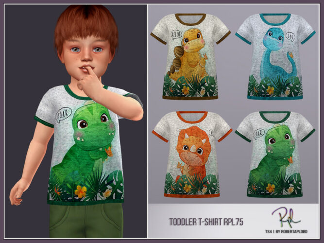 Toddler Boy Sims 4 T Shirt RPL75