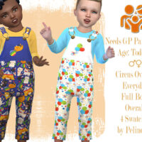Toddler Circus Overall by Pelineldis 1