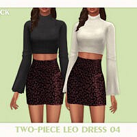 Two Piece Leo Dress 04 by Black Lily