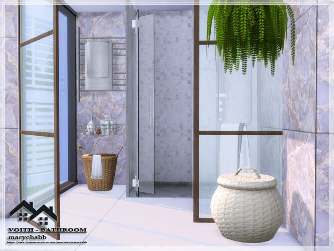 Sims 4 VOITH bathroom by marychabb at TSR