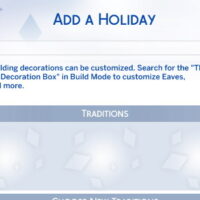 Voting Holiday Tradition Mod The Sims 4