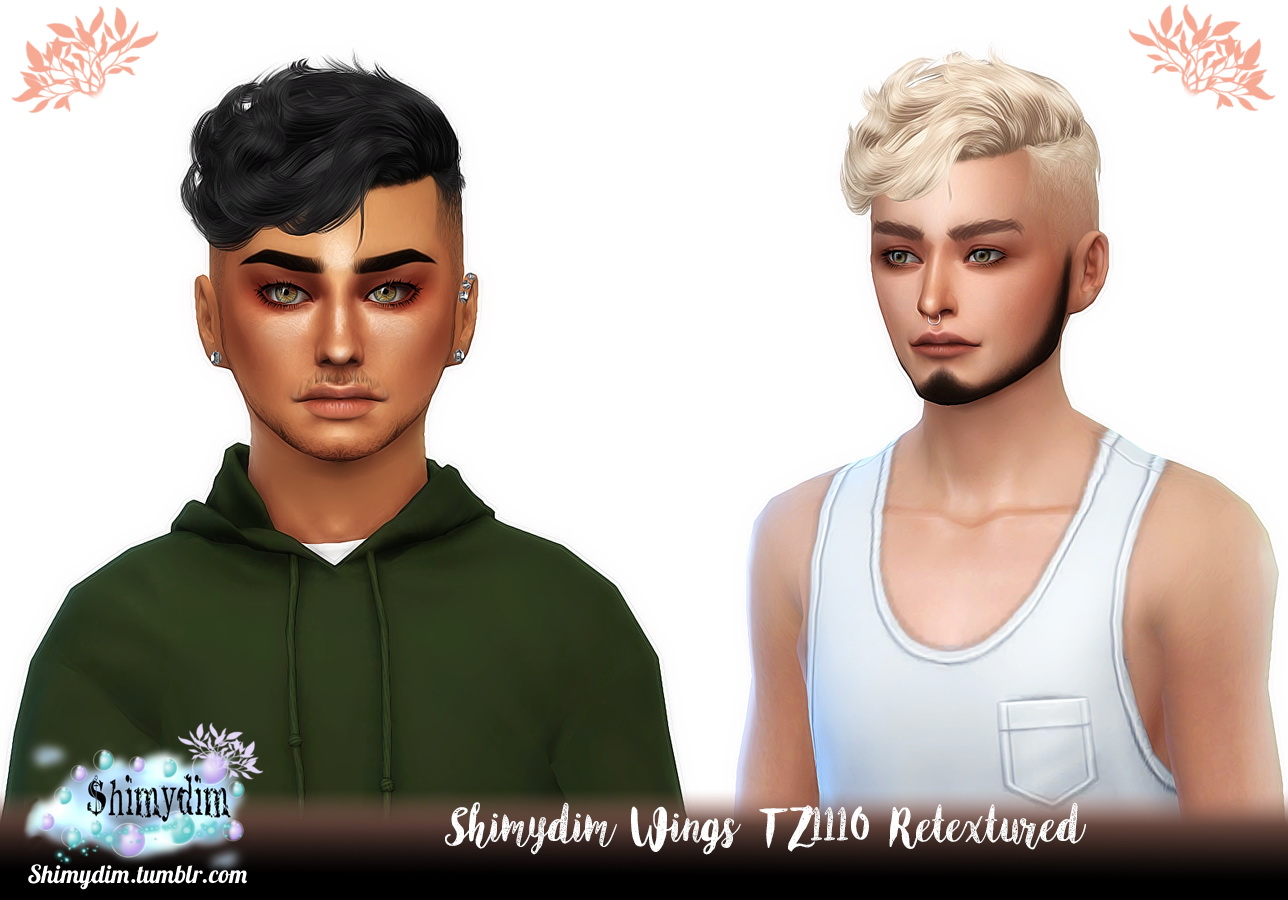 Wings TZ1110 Hair Retexture At Shimydim Sims Sims 4 Updates