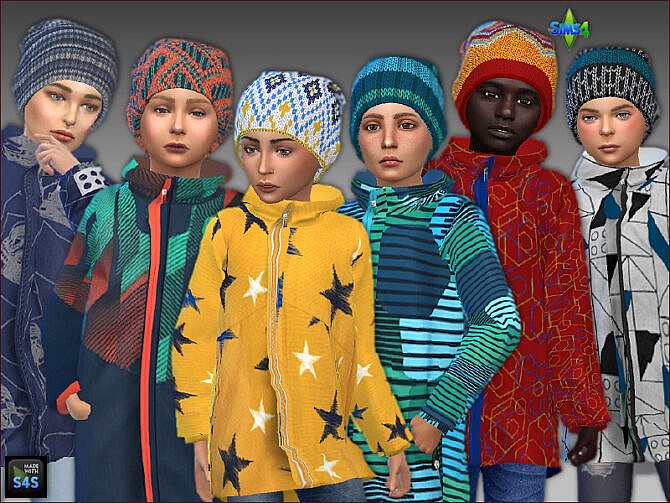 Sims 4 Winter clothes for boys at Arte Della Vita