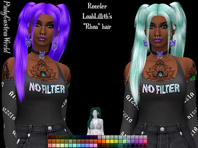 Recolor Of Leahlillith’s Rhea Hair By Pinkycustomworld