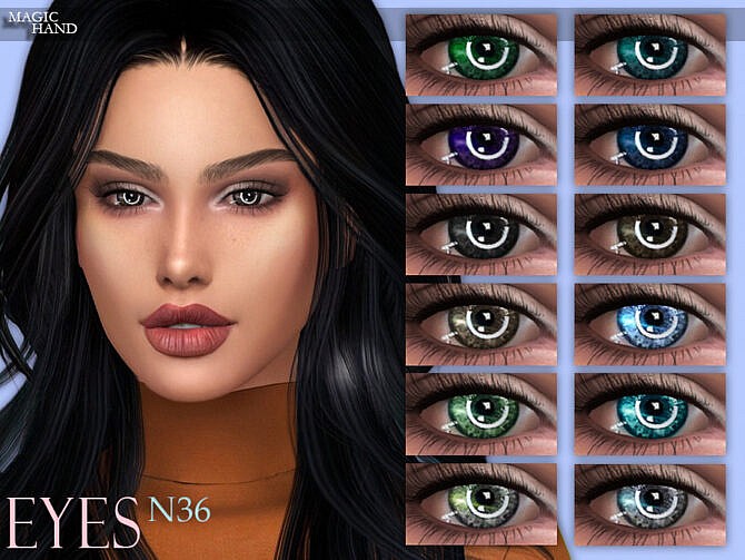 Sims 4 Eyes N36 by MagicHand at TSR