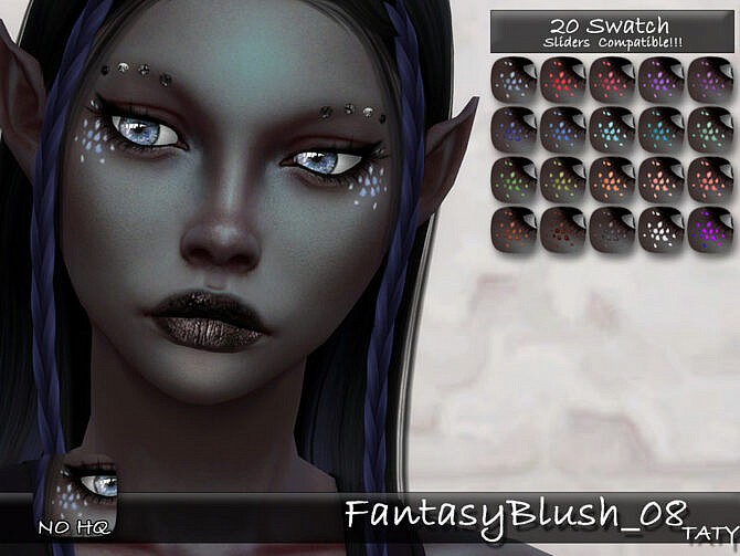 Sims 4 Fantasy Blush 08 by tatygagg at TSR