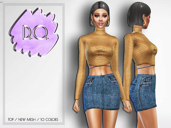 Sims 4 Lilac Blouse 51 by D.O.Lilac at TSR