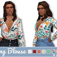 Floral Blouse Spring Collection #1