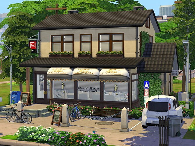 Sims 4 Hair Studio with Cafe by Flubs79 at TSR