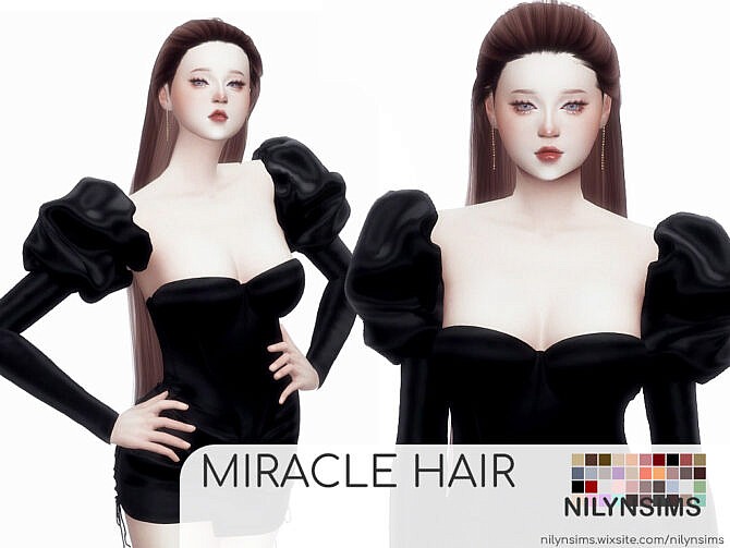 Sims 4 MIRACLE HAIR at Nilyn Sims 4